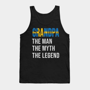 Grand Father Swede Grandpa The Man The Myth The Legend - Gift for Swede Dad With Roots From  Sweden Tank Top